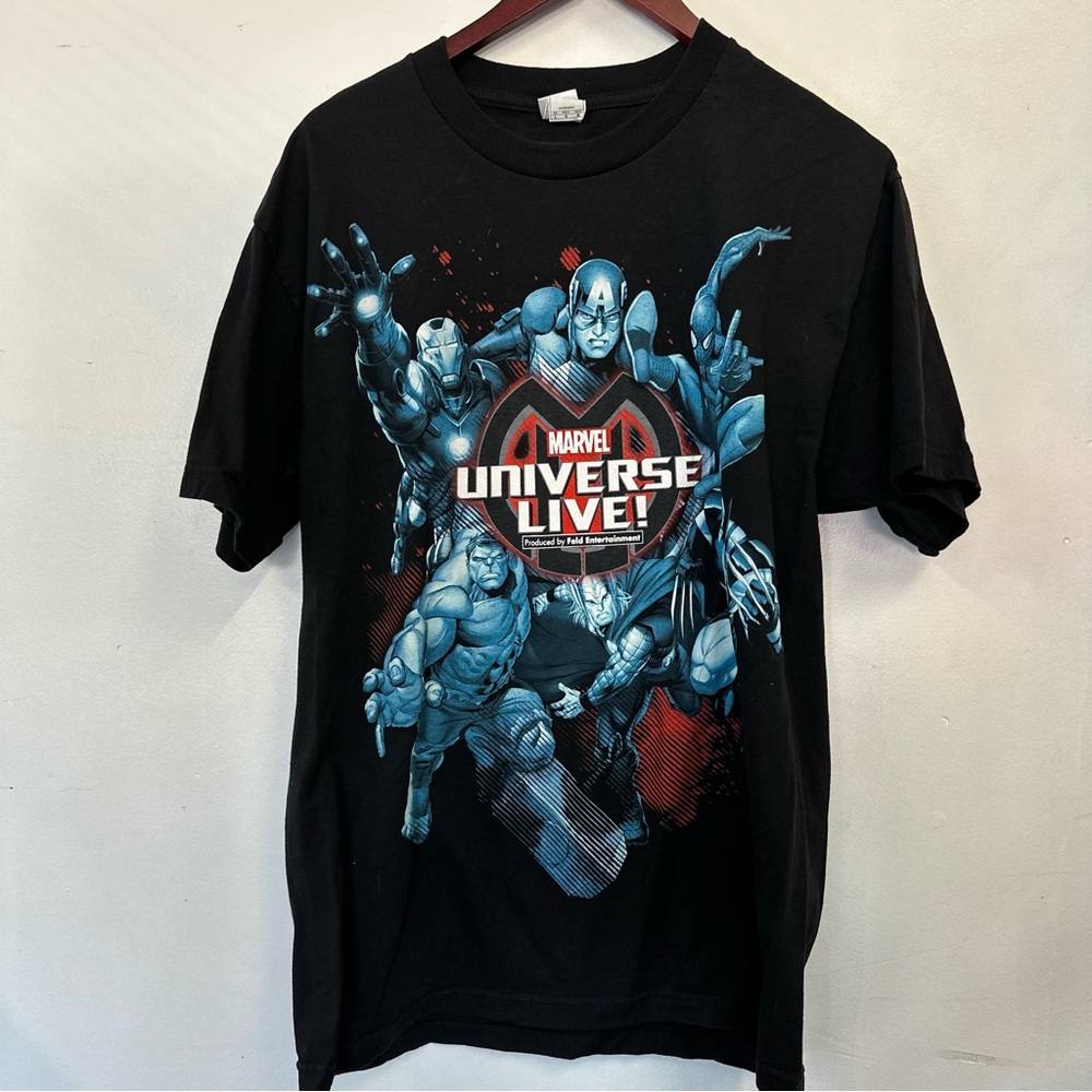 Mens Marvel Universe Live graphic spider man tee t shirt‎ medium